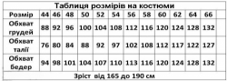 Размерная таблица